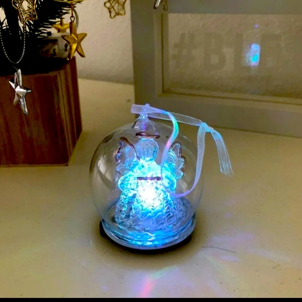 Ganz Multi Color light up ornament